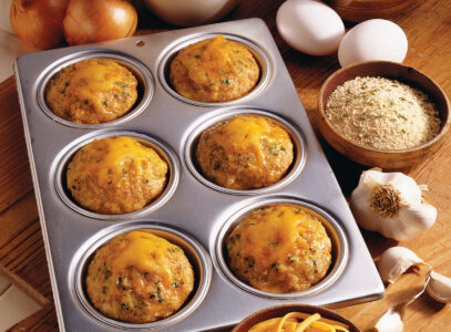 Mini Ground Chicken Meatloaf Recipe Image